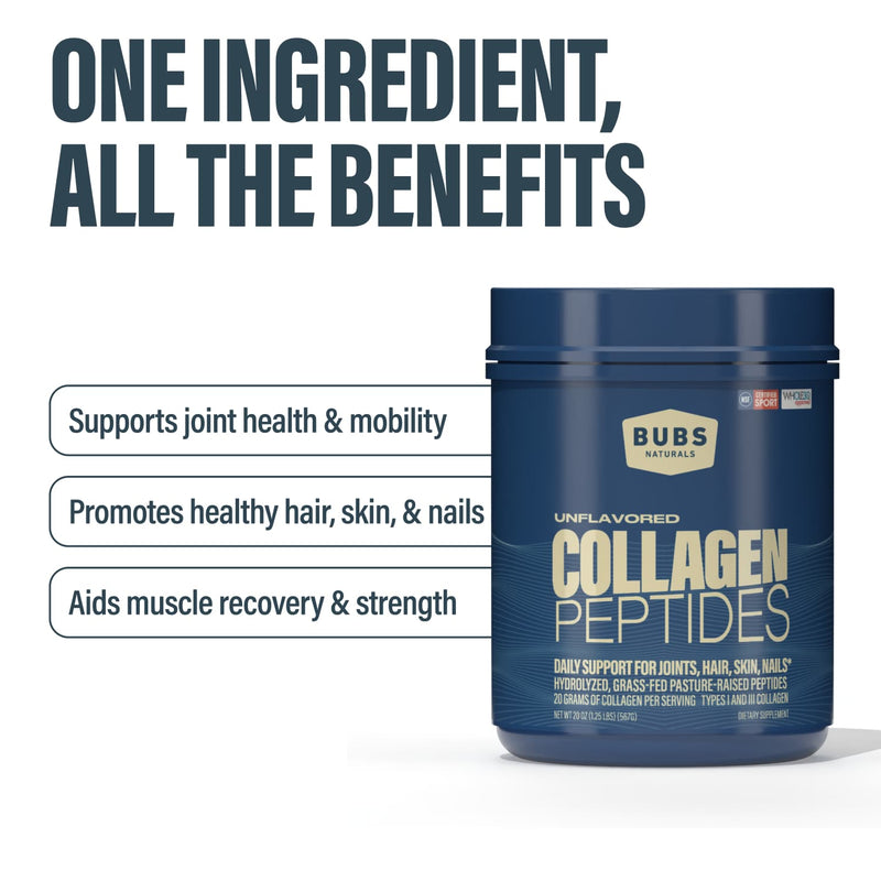 BUBS NATURALS COLLAGEN PEPTIDES POWDER