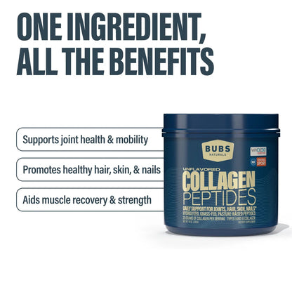 BUBS NATURALS COLLAGEN PEPTIDES POWDER