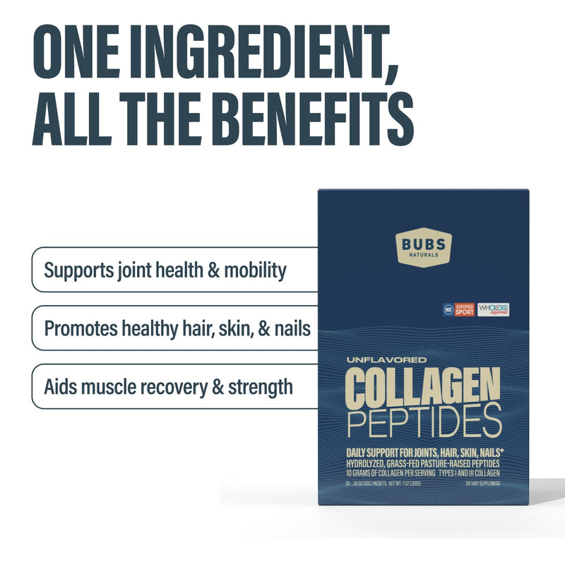 BUBS NATURALS COLLAGEN PEPTIDES POWDER