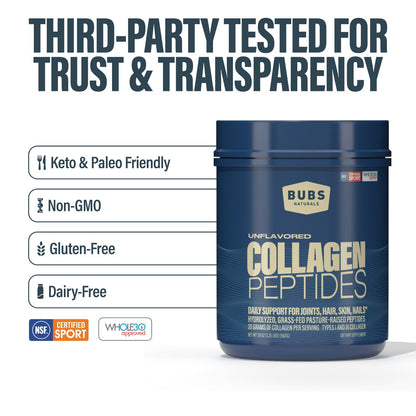 BUBS NATURALS COLLAGEN PEPTIDES POWDER