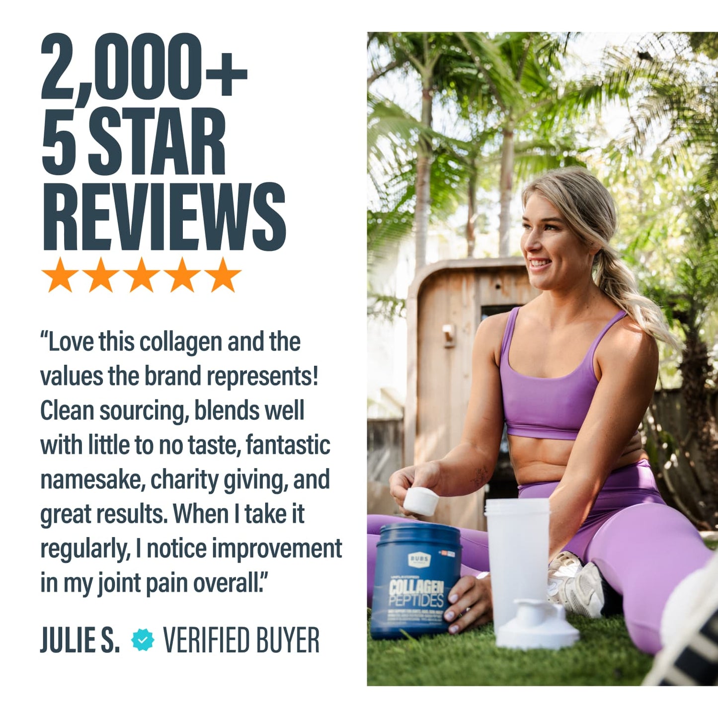 BUBS NATURALS COLLAGEN PEPTIDES POWDER